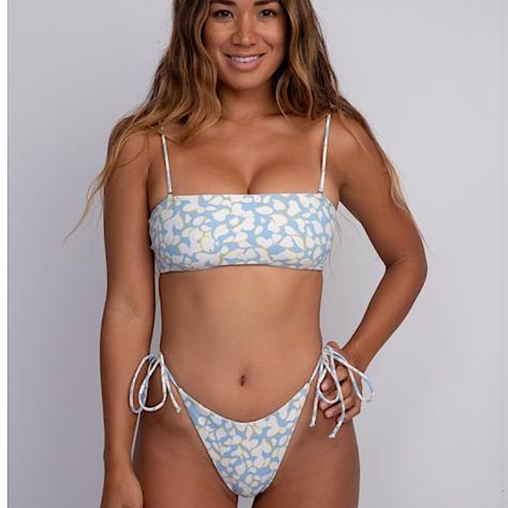 Skatie Bikini in Nantucket Print in Small
